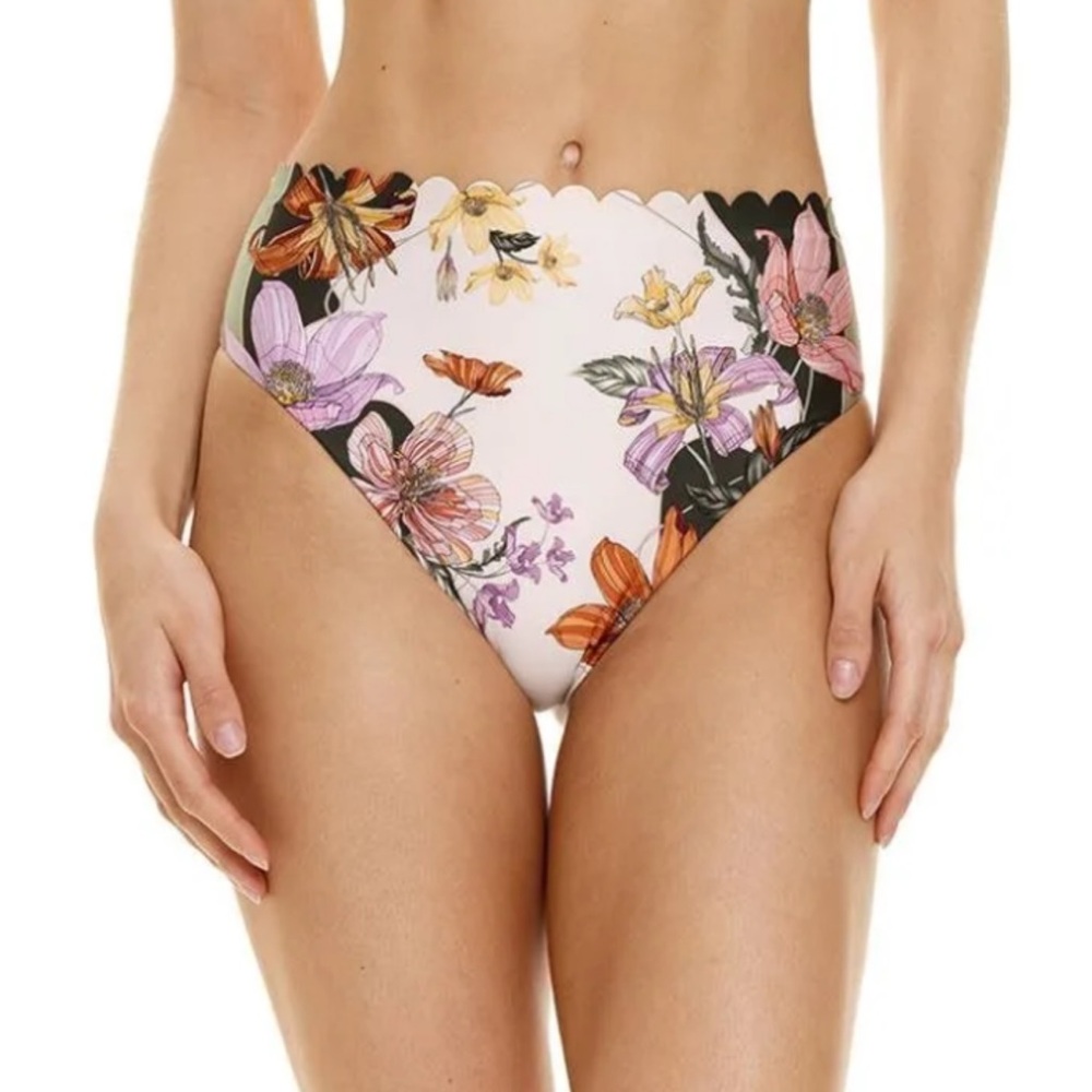 Aqua Bendita Penelope‎ Vitreo Bikini Bottom L Floral Multi